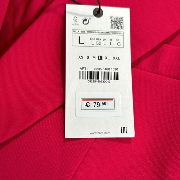 Zara women’s blazer - hot pink - Picture 6 of 6